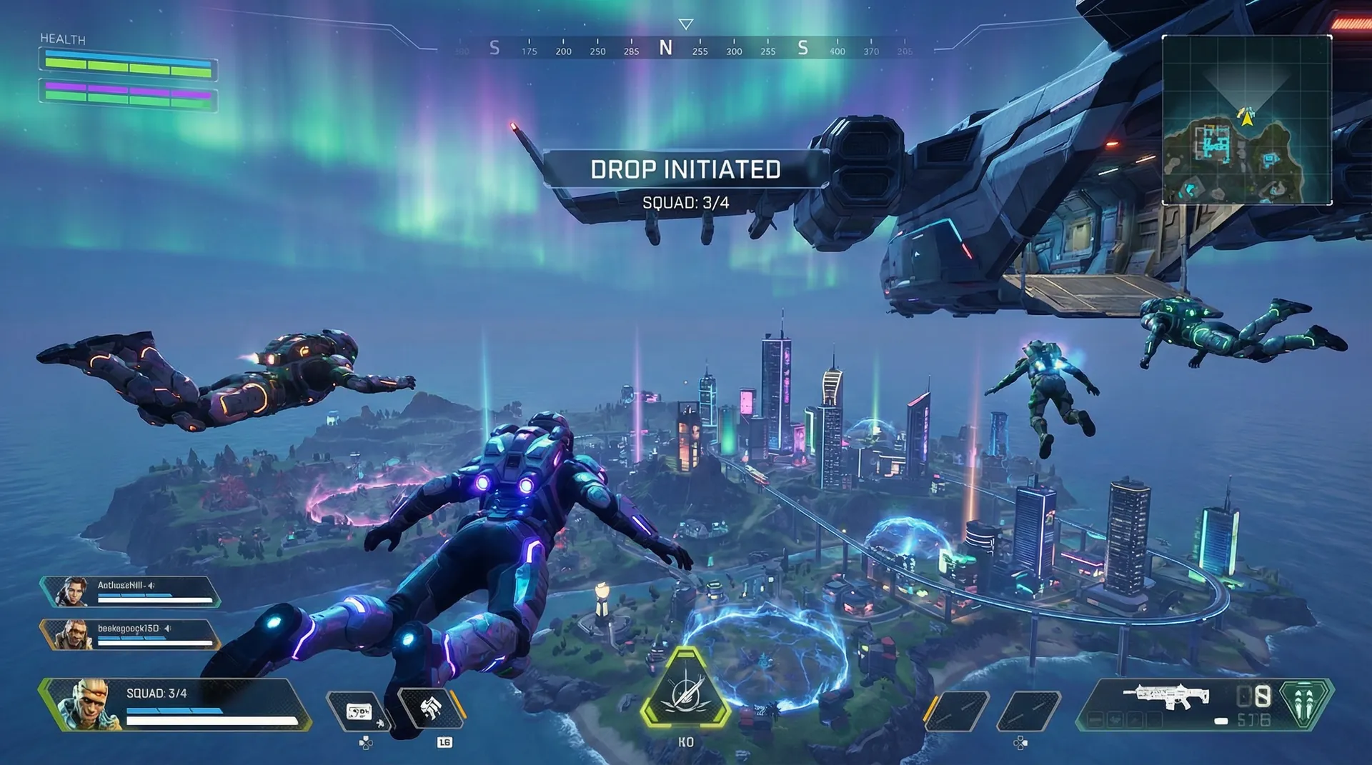 大逃杀游戏空降瞬间 - 雷竞技 精彩操作